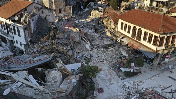 Последствия землетрясения в Турции - Sputnik Азербайджан