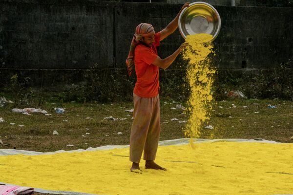 Hindistanda Holi festivalı qeyd edilir. - Sputnik Azərbaycan