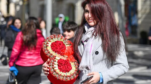Празднование Международного женского дня в Баку, 8 марта 2023 год - Sputnik Азербайджан