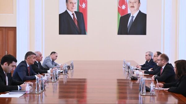 Əli Əsədov Albaniya Prezidenti ilə görüşüb - Sputnik Azərbaycan