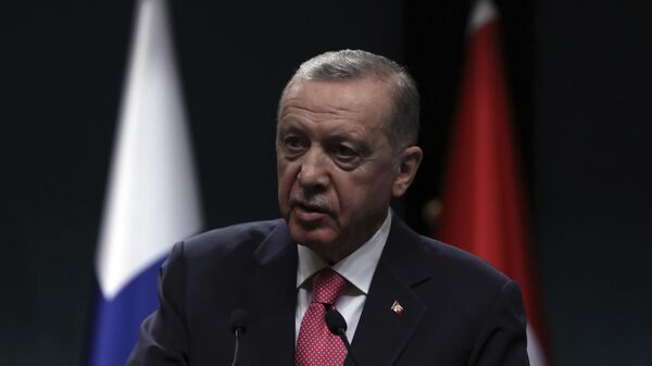 Президент Турции Тайип Эрдоган  - Sputnik Азербайджан