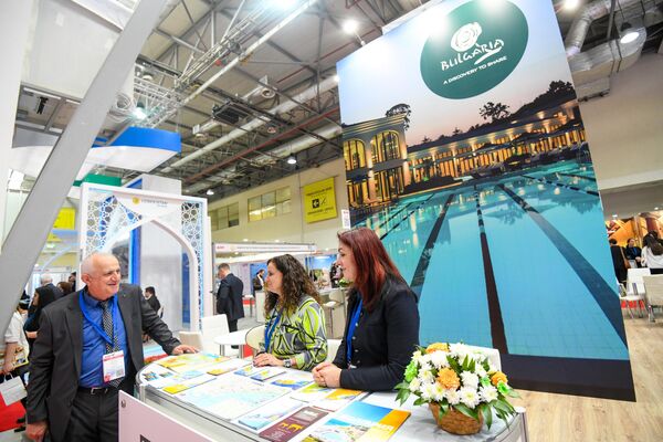 В Баку Экспо Центре состоялась церемония открытия 19-й Азербайджанской Международной Выставки «Туризм и Путешествия» - AITF 2023 - Sputnik Азербайджан