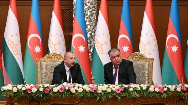 Azərbaycan-Tacikistan sənədləri imzalanıb - Sputnik Azərbaycan