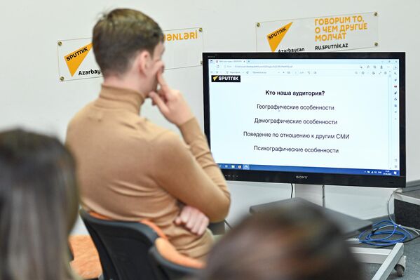 Мастер-класс просветительского проекта SputnikPro для журналистов - Sputnik Азербайджан