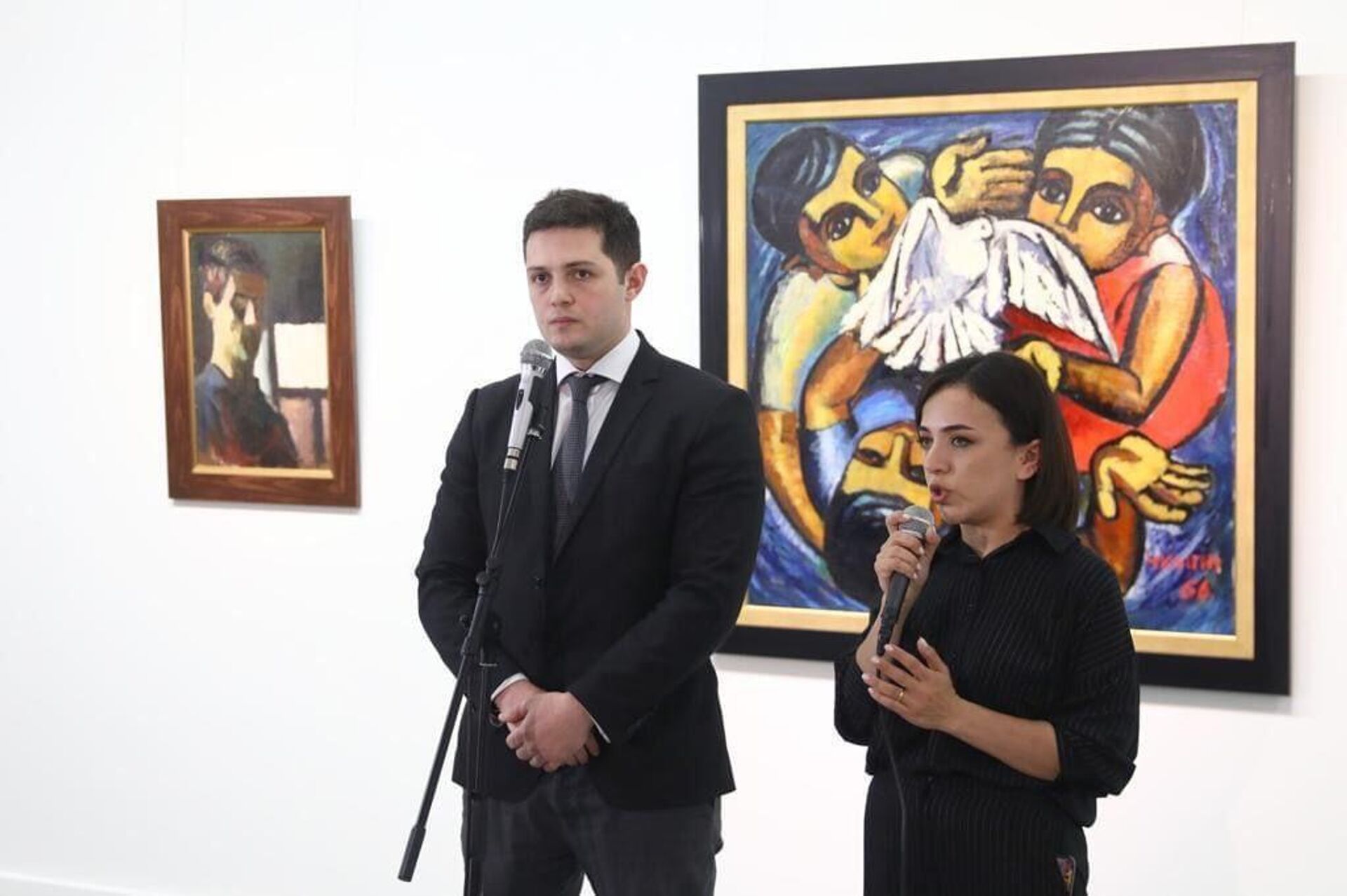 Выставка известного азербайджанского художника, заслуженного деятеля искусств Чингиза Фарзалиева «По ступеням времени» - Sputnik Азербайджан, 1920, 14.04.2023
