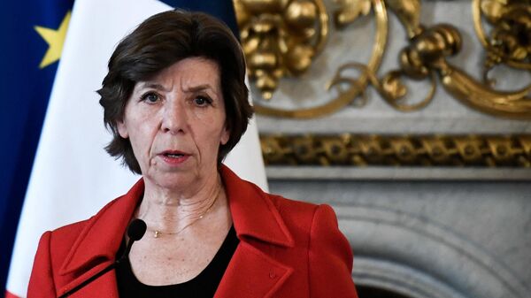 Министр иностранных дел Франции Катрин Колонна, фото из архива - Sputnik Azərbaycan