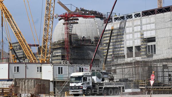 Строительство атомной электростанции Аккую в турецком городе Гюльнар - Sputnik Азербайджан