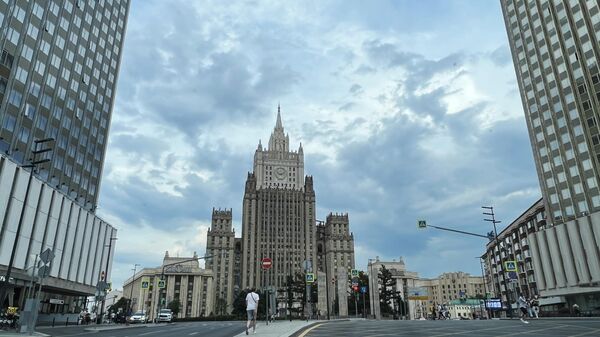 Здание Министерства иностранных дел РФ в Москве, фото из архива - Sputnik Азербайджан