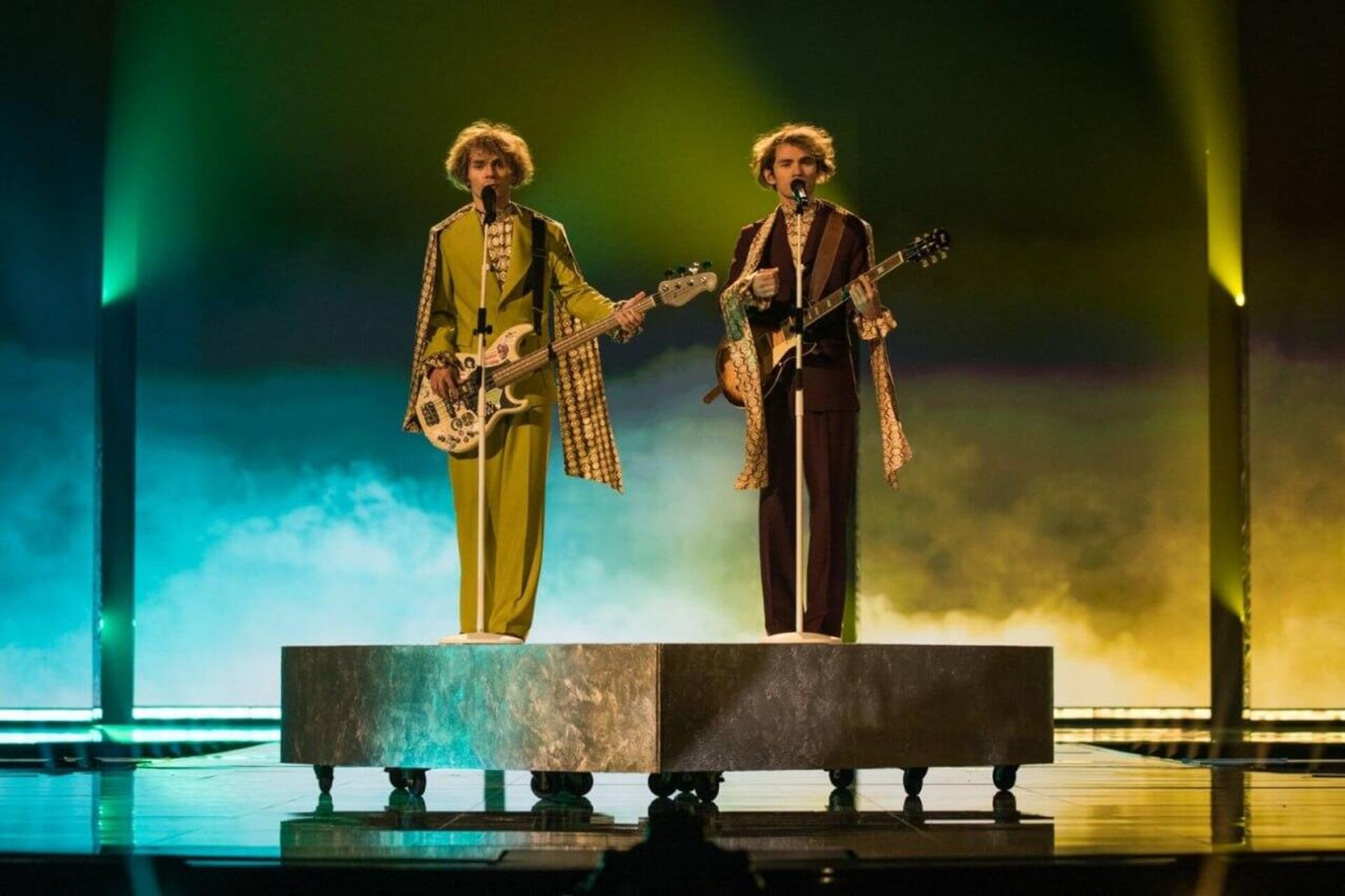 В Ливерпуле состоялась первая репетиция азербайджанского дуэта TuralTuranX (братья-близнецы Турал и Туран Багмановы) - Sputnik Азербайджан, 1920, 01.05.2023