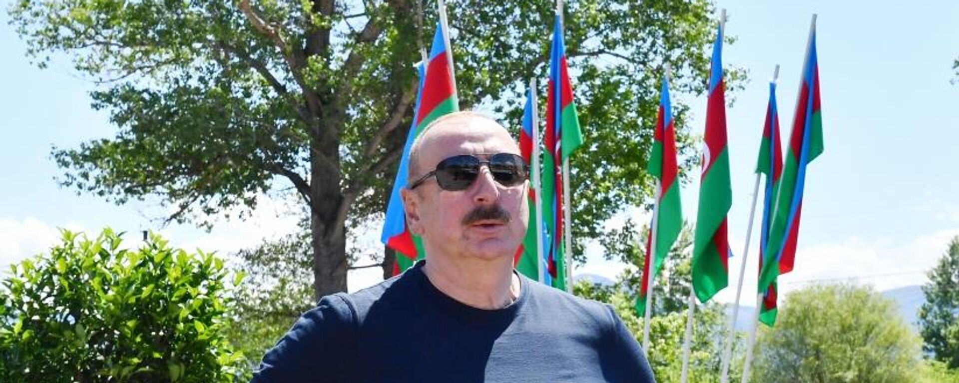 Президент Ильхам Алиев  в Зангилане - Sputnik Азербайджан, 1920, 04.05.2023