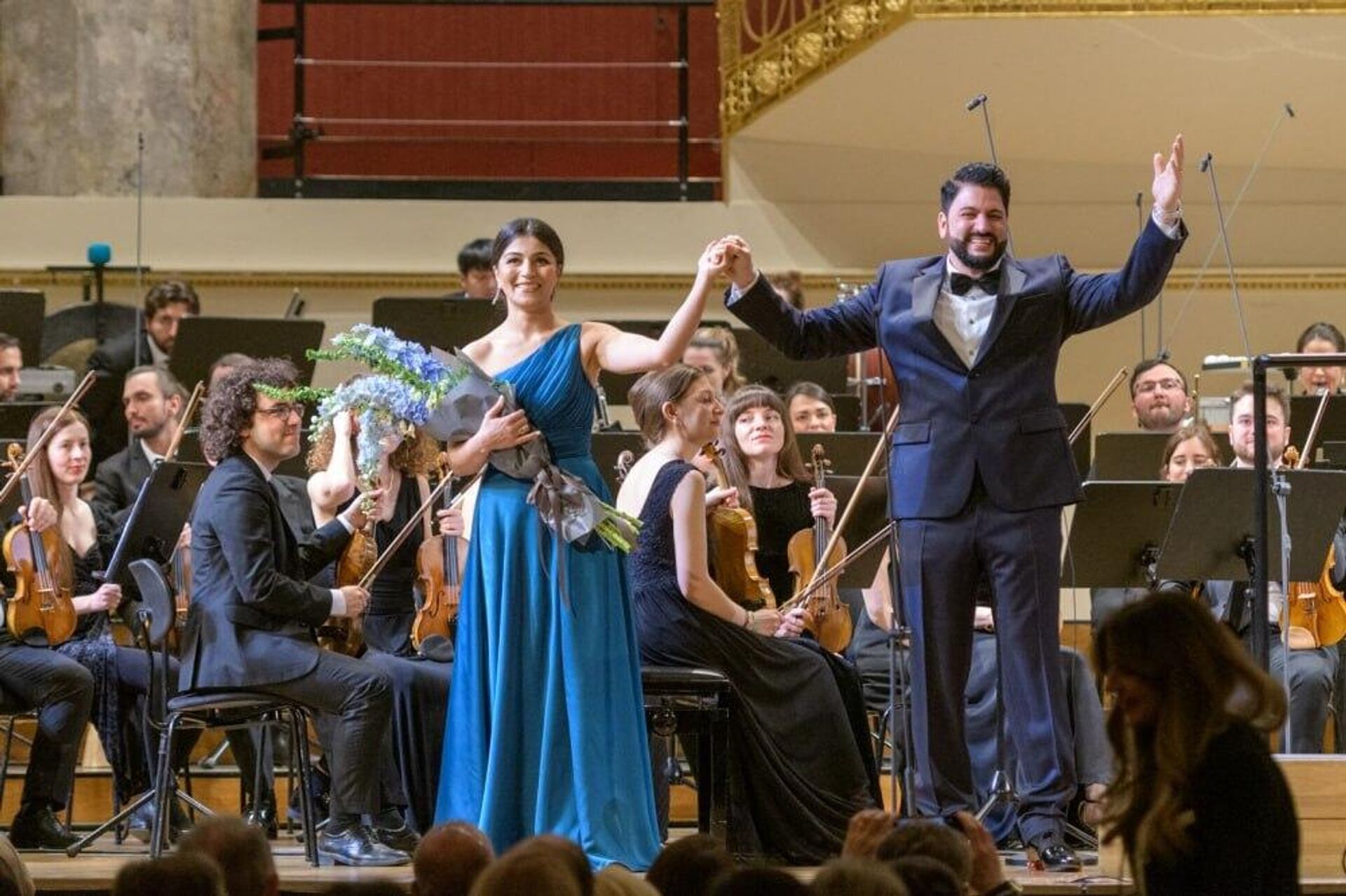 В Вене – в Большом зале дома культуры Кonzerthaus состоялся концерт с участием ведущих азербайджанских исполнителей - Sputnik Азербайджан, 1920, 15.05.2023