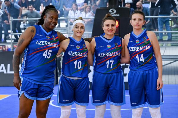 Игры женской мировой серии по баскетболу 3х3 в Астаре - Sputnik Азербайджан