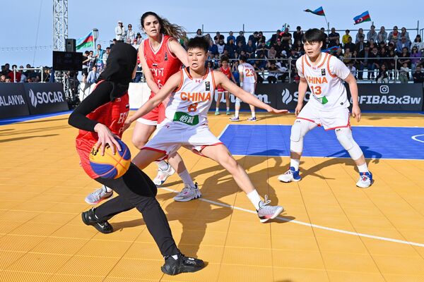 Astara şəhərində qadınlar arasında 3x3 basketbol üzrə Dünya Qadın Seriyası. - Sputnik Azərbaycan