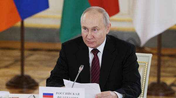 Президент РФ Владимир Путин проводит заседание высшего Евразийского экономического совета (ВЕЭС) - Sputnik Азербайджан
