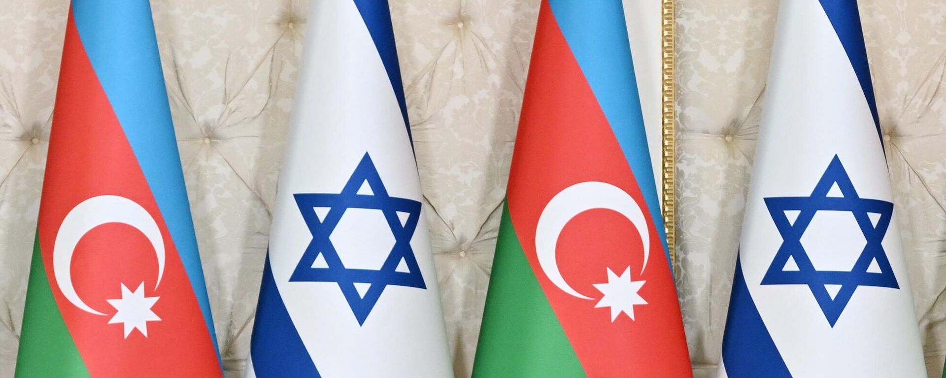 Флаги Азербайджана и Израиля - Sputnik Азербайджан, 1920, 07.10.2023