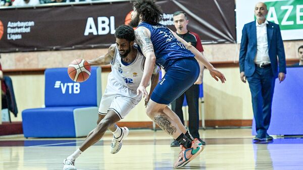 Матч финальной серии Азербайджанской баскетбольной лиги между  «Сабах» и «Гянджа» - Sputnik Азербайджан