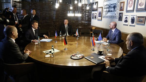 Встреча лидеров Азербайджана и Армении - Sputnik Азербайджан