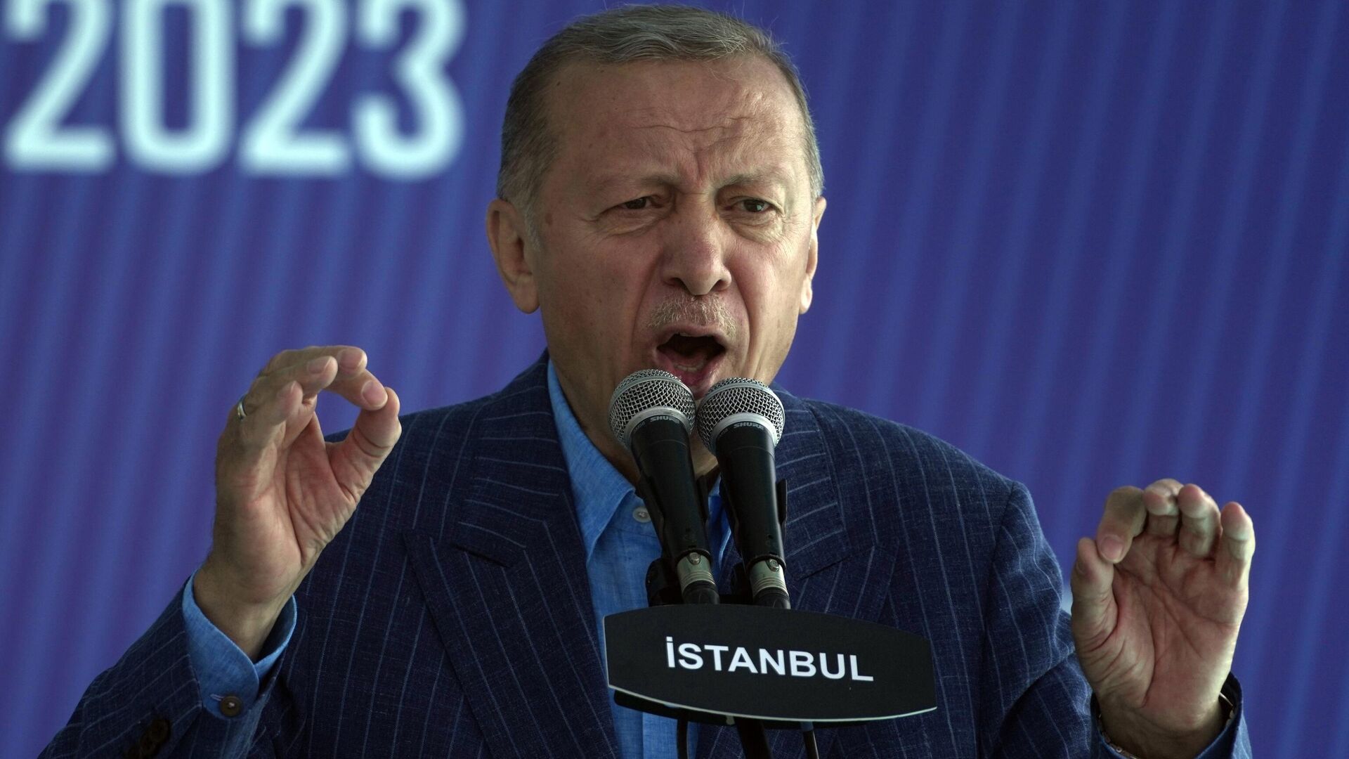 Türkiyə prezidenti Rəcəb Tayyib Ərdoğan, arxiv şəkli - Sputnik Азербайджан, 1920, 03.07.2023