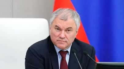 Rusiya Federasiyası Dövlət Dumasının spikeri Vyaçeslav Volodin 