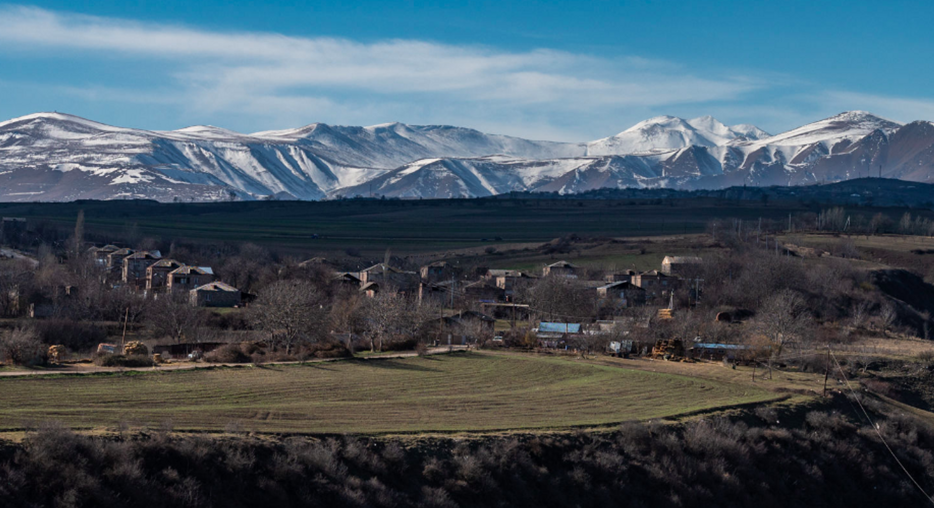 Вид на село Неркин Хндзореск, Зангузур (Сюник) - Sputnik Azərbaycan, 1920, 14.03.2022