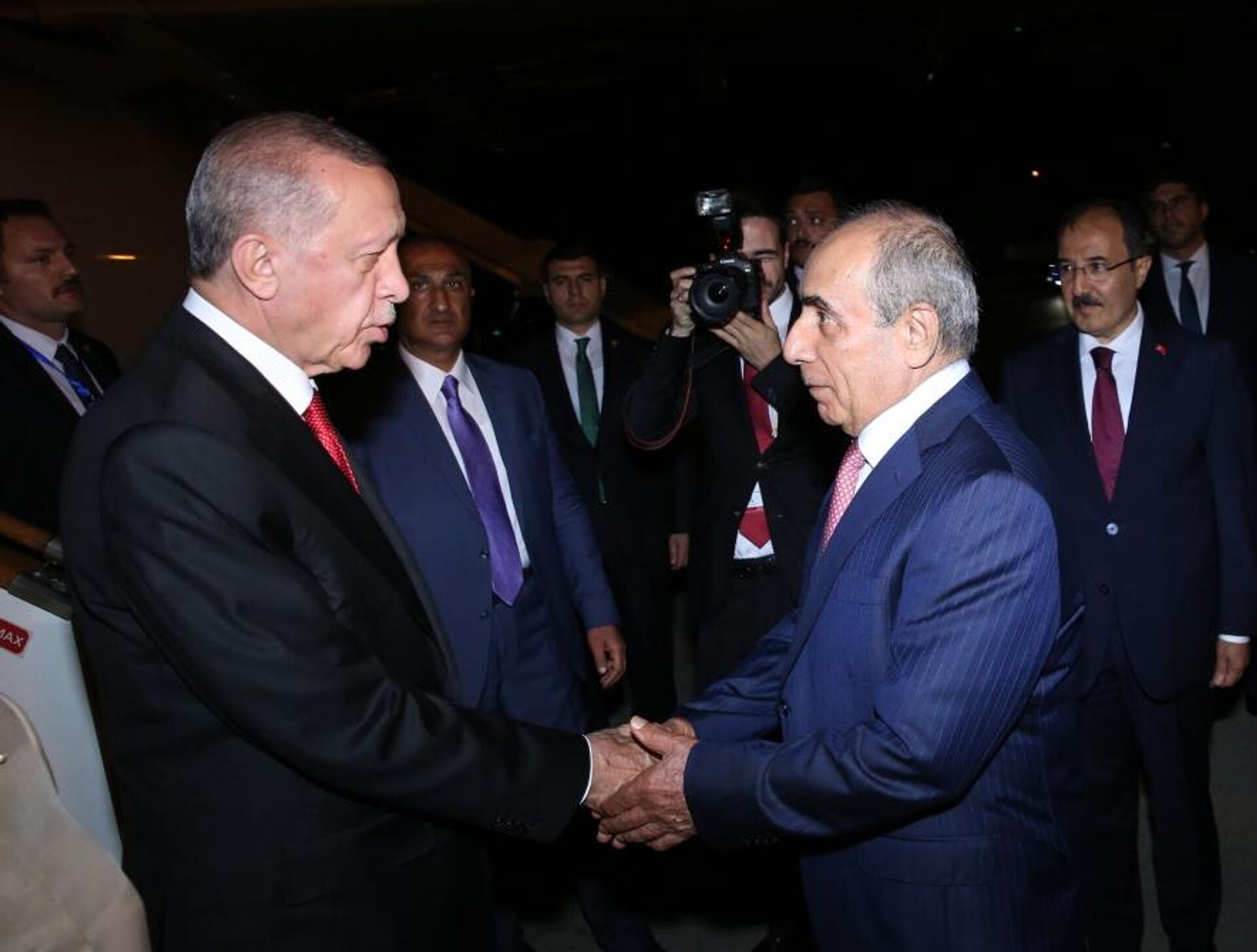 Президент Турции Реджеп Тайип Эрдоган прибыл с государственным визитом в Азербайджан - Sputnik Azərbaycan, 1920, 12.06.2023