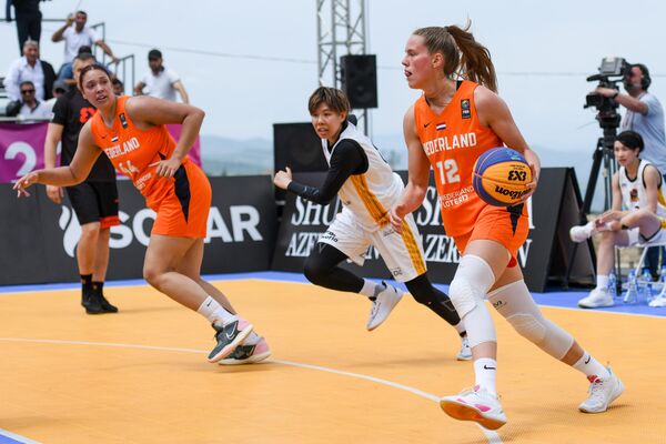 Şuşada qadınlar arasında 3X3 basketbol üzrə Dünya seriyası. - Sputnik Azərbaycan