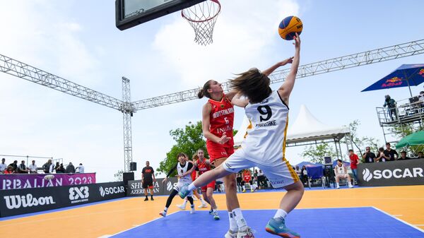 Мировая серия по баскетболу 3Х3 среди женщин в Шуше - Sputnik Азербайджан