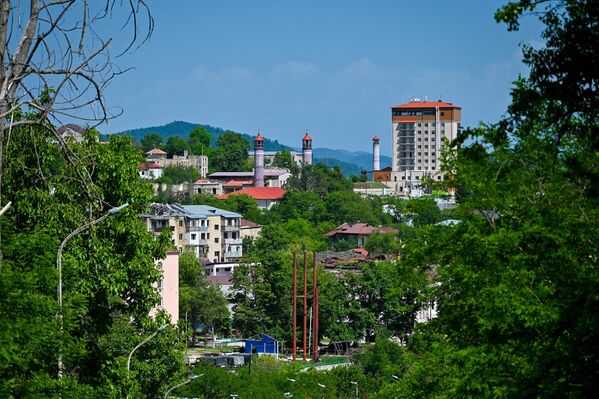 Вид на город Шуша. - Sputnik Азербайджан