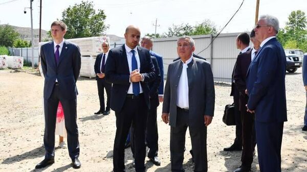 Глава Татарстана совершил визит на освобожденные от армянской оккупации территории АР