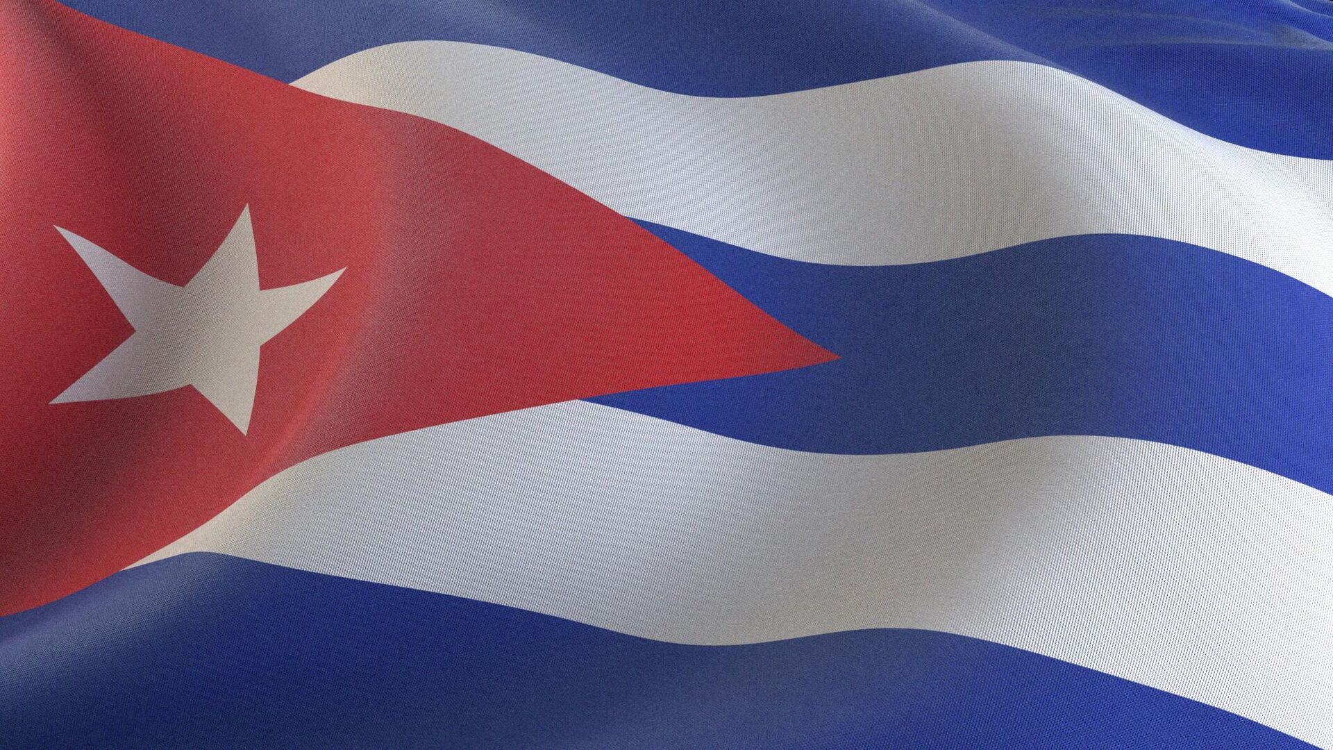 Флаг Республики Куба. - Sputnik Azərbaycan, 1920, 29.06.2023