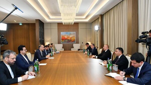 Prezident İlham Əliyev İranın xarici işlər nazirini qəbul edib - Sputnik Azərbaycan