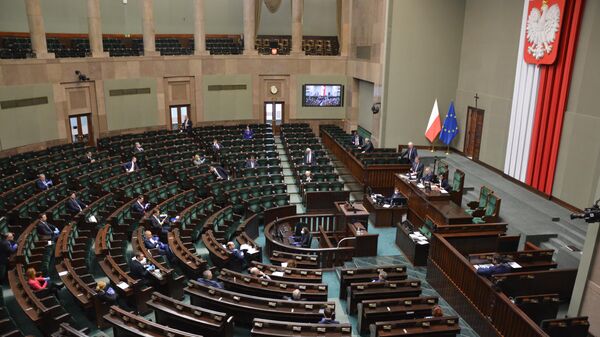 Заседание парламента Польши - Sputnik Азербайджан