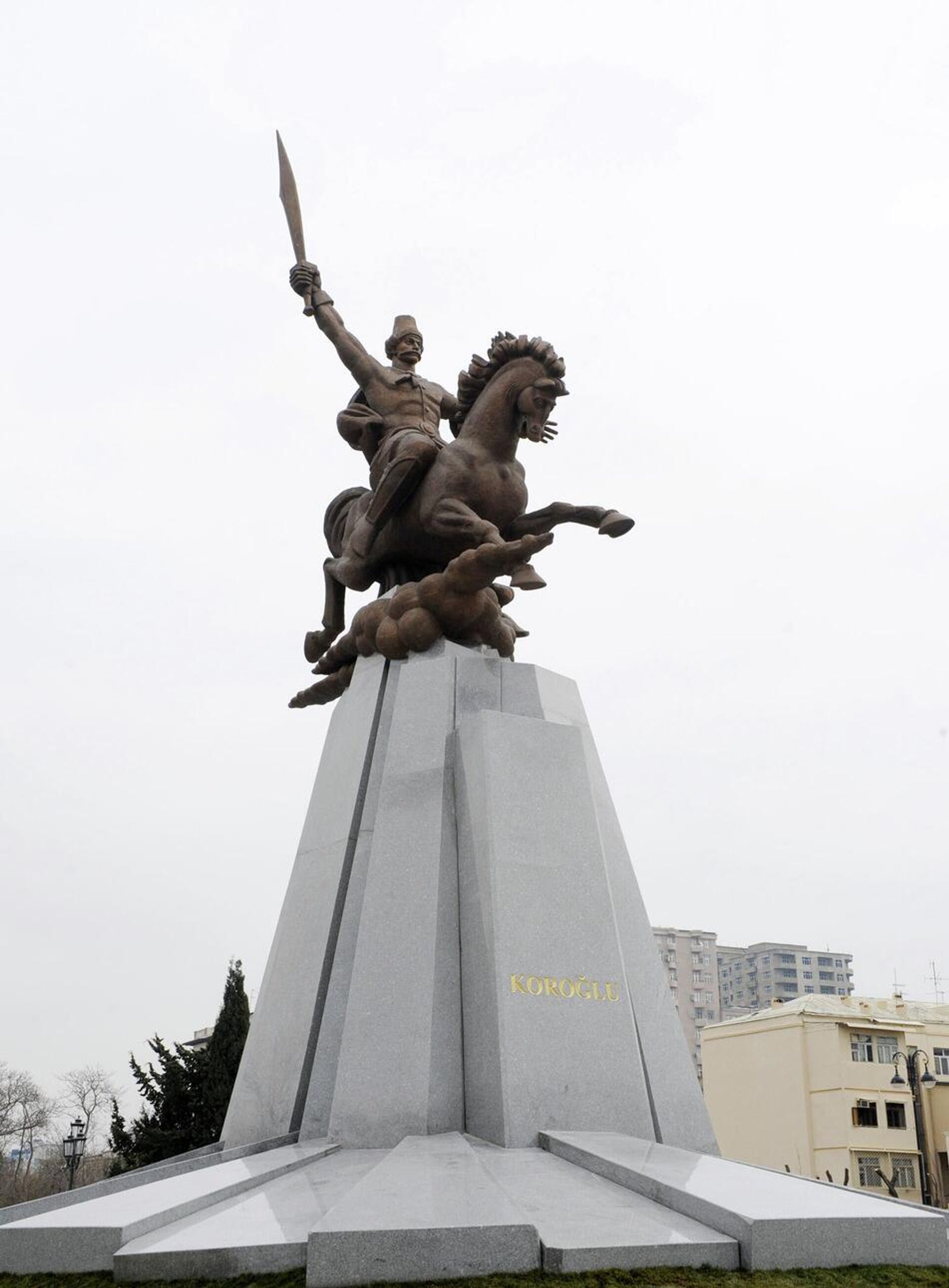 Памятник Кёроглы в Баку - Sputnik Азербайджан, 1920, 17.07.2023