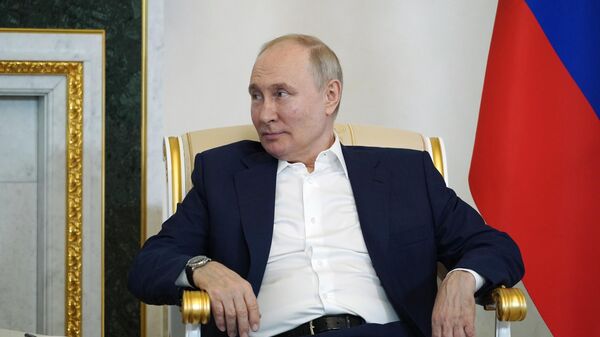 Президент РФ Владимир Путин  - Sputnik Азербайджан