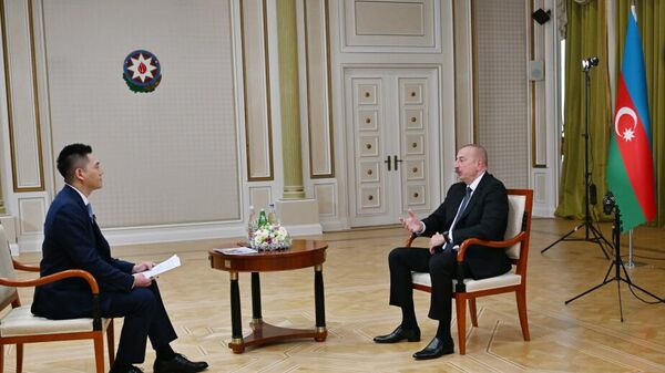 Президент АР Ильхам Алиев в интервью китайской медиакорпорации China Media Group - Sputnik Азербайджан
