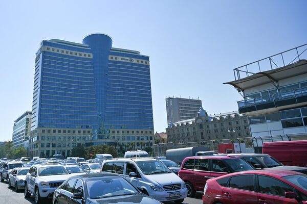 В настоящее время это здание функционирует кaк гостиница &quot;JW Marriott Absheron&quot;. - Sputnik Азербайджан
