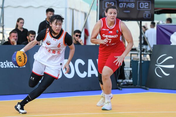 Bakıda qadınlar arasında 3x3 basketbol üzrə dünya qadın seriyasının oyunları keçirilib. - Sputnik Azərbaycan