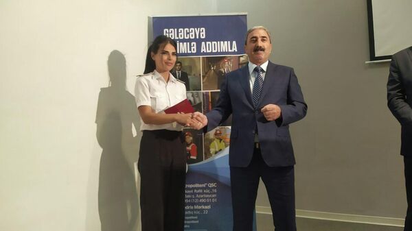 Церемония вручения дипломов машинистам - Sputnik Азербайджан