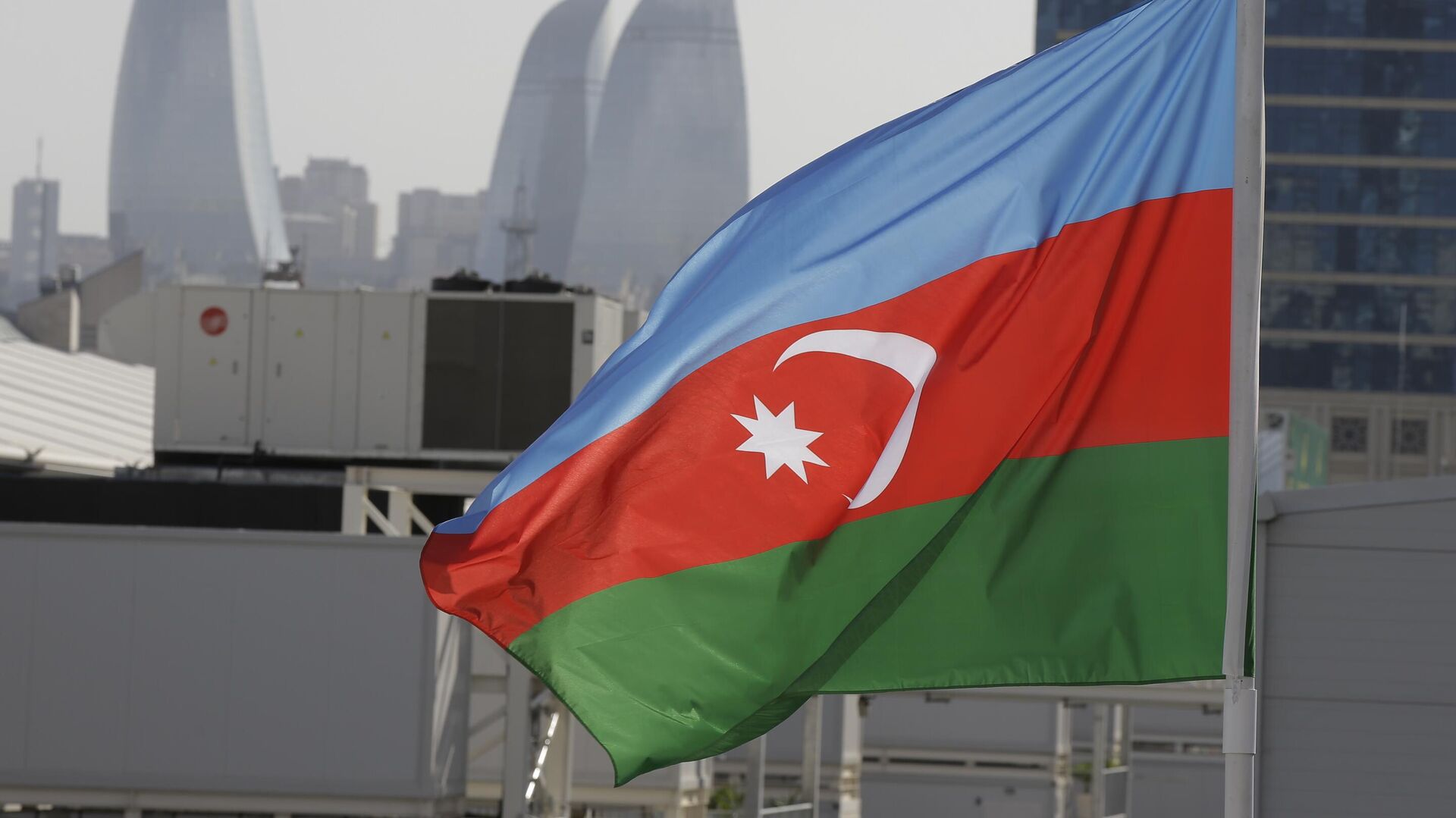 Флаг Азербайджана, фото из архива - Sputnik Азербайджан, 1920, 05.02.2024