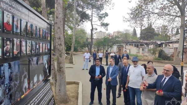 Международные правозащитники проводят мониторинг последствий армянского террора в Гяндже  - Sputnik Азербайджан
