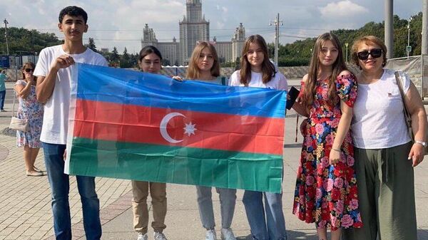 Азербайджанцы в рамках программы Здравствуй, Россия! - Sputnik Азербайджан