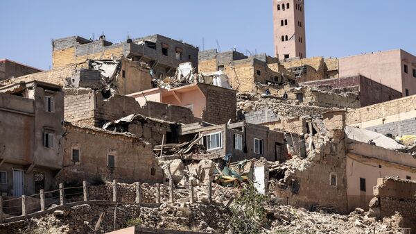 Последствие землетрясения в Марокко - Sputnik Азербайджан