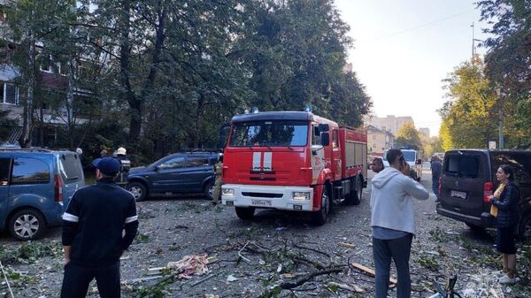Взрыв газа в жилом доме в подмосковной Балашихе - Sputnik Азербайджан