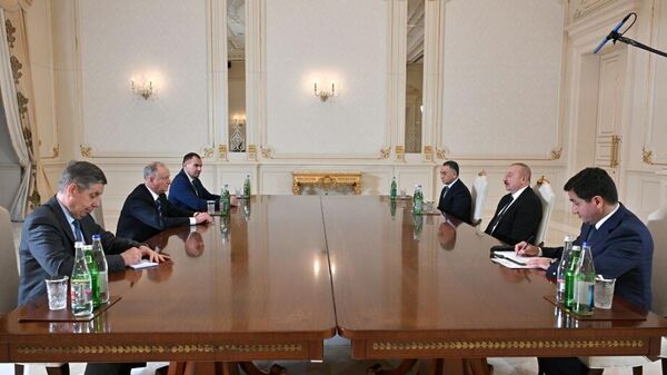 Ильхам Алиев принял секретаря Совбеза России - Sputnik Азербайджан