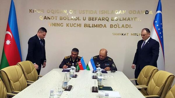 Министры обороны Азербайджана и Узбекистана подписали план двустороннего сотрудничества