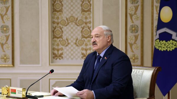 Президент Белоруссии Александр Лукашенко - Sputnik Азербайджан