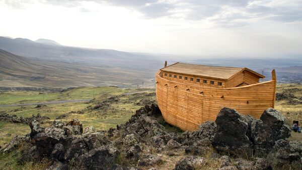 Строительство Ноева ковчега, фото из архива - Sputnik Азербайджан