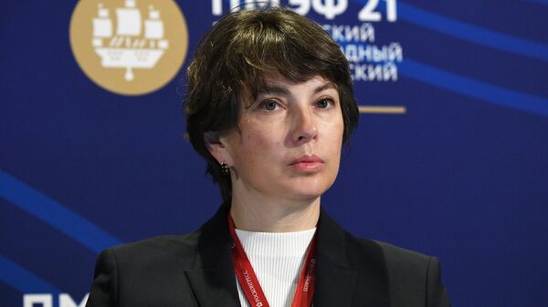 Директор по цифровизации Государственной корпорации по атомной энергии Росатом Екатерина Солнцева - Sputnik Азербайджан