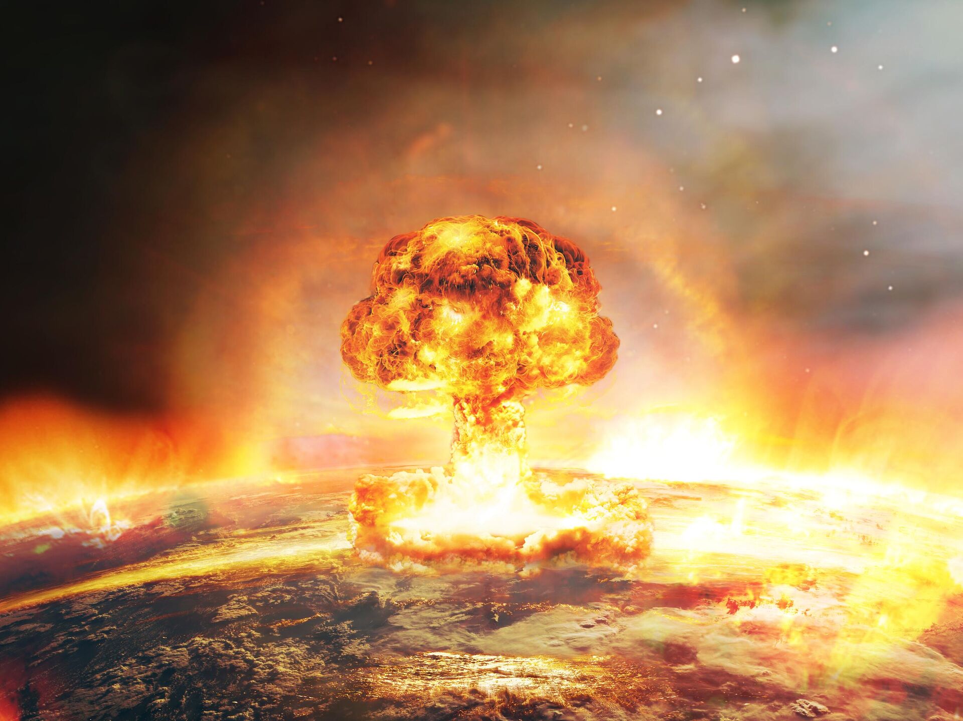 Начнется 3 мировая в 2024. Ядерный удар. Ядерный взрыв вид из космоса. Ядерное оружие.