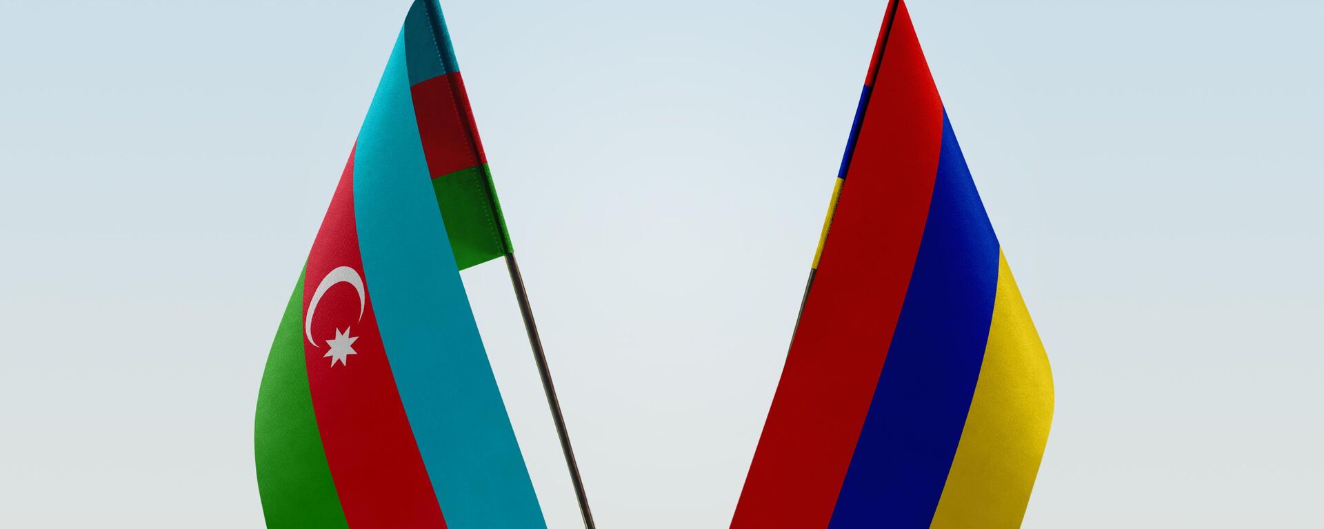 Флаги Азербайджана и Армении - Sputnik Азербайджан, 1920, 01.12.2023